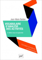 Vocabulaire d'analyse des activités - Penser les conceptualisations ordinaires - A S I H V I F