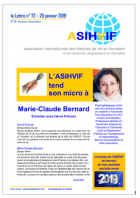 La Lettre - N° 72 - 25 janvier 2019 - A S I H V I F