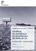 Certificat de recueilleurs et recueilleuses de récits de vie - A S I H V I F