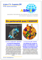 LA LETTRE - N° 74 - 09 septembre 2019 - A S I H V I F