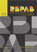 Revista Brasileira de Pesquisa (Auto)biográfica" (v. 5, n. 13 (2020) - A S I H V I F