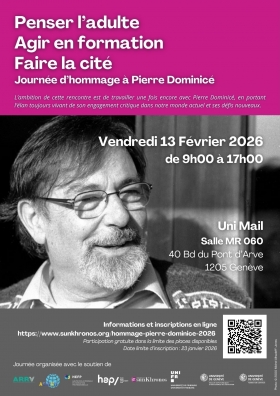 Journée d'Hommage à Pierre Dominicé - 13 février 2026 - Genève - A S I H V I F
